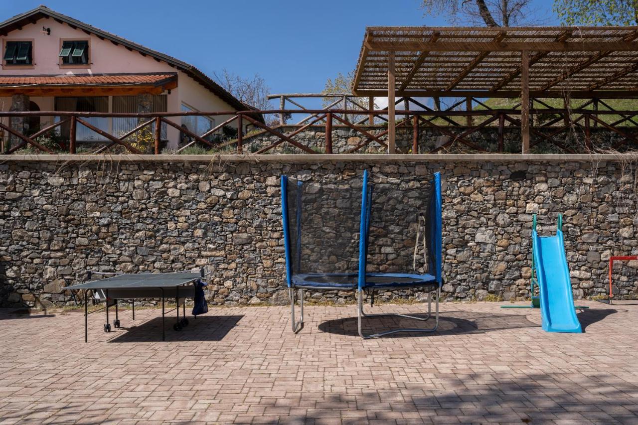 028 - Agriturismo "Il Boschetto" Con Piscina, Pace E Natura - Camera Familiare Cavizzano ภายนอก รูปภาพ