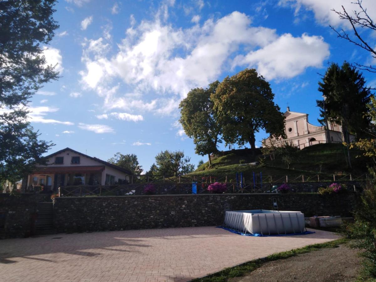 028 - Agriturismo "Il Boschetto" Con Piscina, Pace E Natura - Camera Familiare Cavizzano ภายนอก รูปภาพ